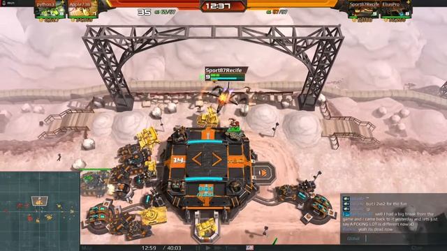 Airmech Strike 2v2 Sport87Recife & EliasPro Vs Apple738 & Python3 Map Salt смотреть онлайн