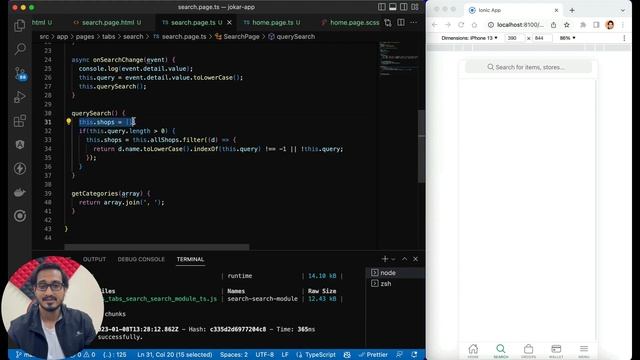 Ionic 6+ Delivery App UI: Dive Into the Search Screen with Episode 02 смотреть онлайн