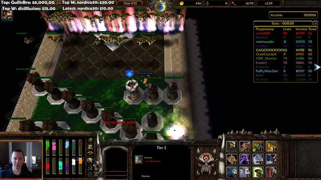 Warcraft 3 | Custom | Line Tower Wars смотреть онлайн