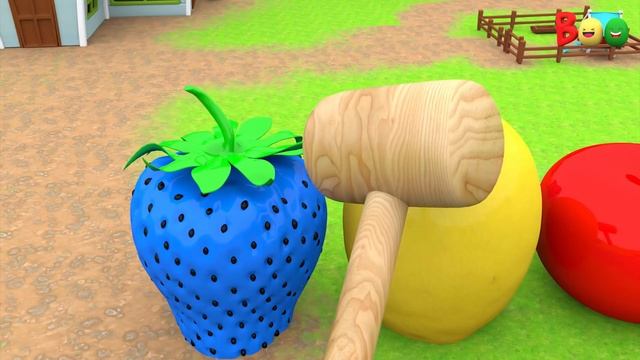Aprende frutas y Animales con Monos divertidos en baño de frutas | Video Educativo para Niños смотреть онлайн