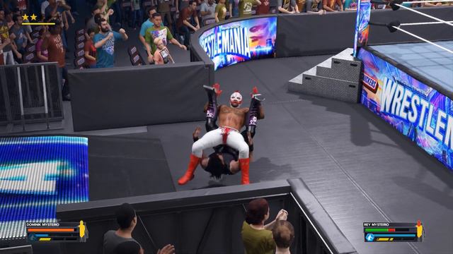 WWE2K23 ( прогноз рестлмания 39 (2 матч )) Матч Отца против сына Рей Мистерио vs Доминика Мистерио смотреть онлайн