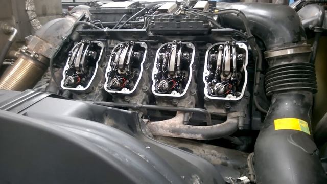 Scania R500 - First Start With New Camshaft,No Rocker Covers смотреть онлайн