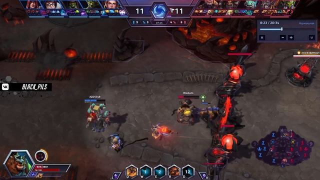 Гайд. Как играть на карте Оскверненные святилища | Heroes of the Storm | HOTS | Infernal Shrines смотреть онлайн