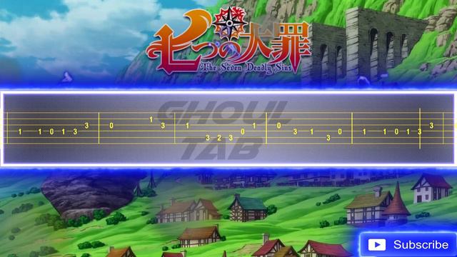 Nanatsu no Taizai opening 1 - Netsujou no Spectrum (Guitar Tab 譜 Tutorial) смотреть онлайн