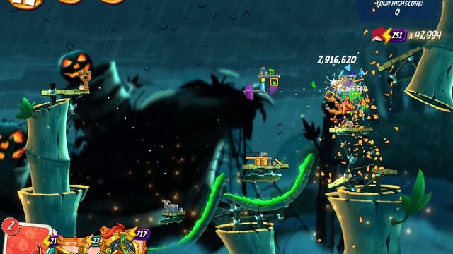 MEBC mighty eagle boot camp today | double mebc coins craze | Angry birds 2 ab2 | 168M SCORE 🦄 смотреть онлайн