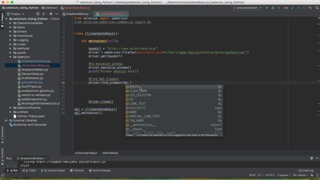 Selenium Webdriver + Python Tutorial || Send Keys Enter data in text Box смотреть онлайн