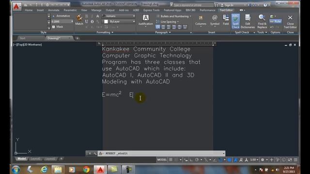 AutoCAD I 09-17 Superscript and Subscript Text смотреть онлайн