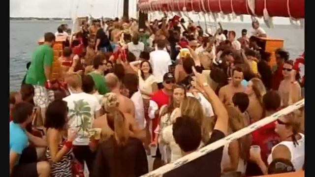 Black Pearl Party Cruises aboard The Jolly Roger 1 - The Best Pirate Ship In The World! смотреть онлайн