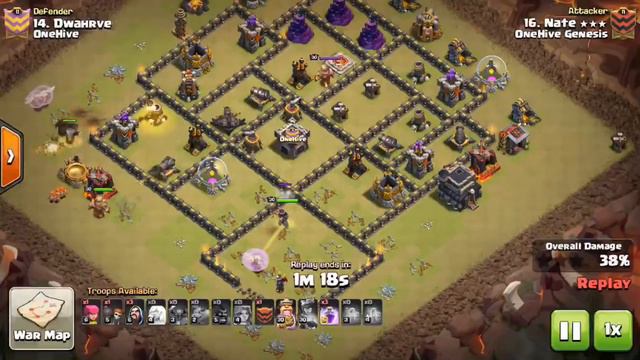 Clan War #106 OneHive Genesis vs OneHive смотреть онлайн