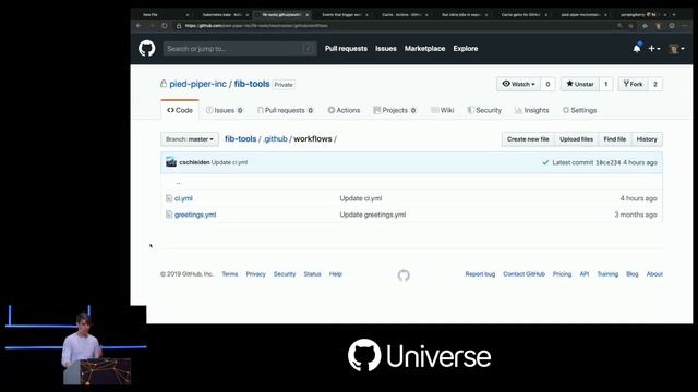Actions Packaged: Using GitHub Actions and GitHub Package Registry - GitHub Universe 2019 смотреть онлайн