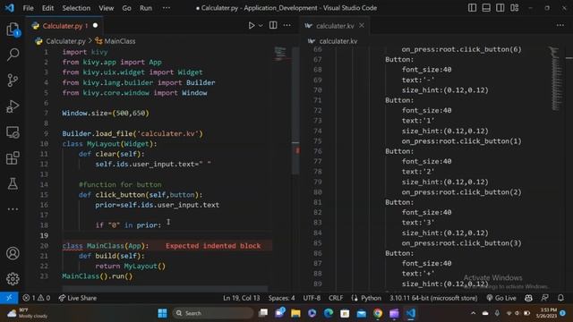 How to make a simple Calculator in python/#kivy #13 смотреть онлайн