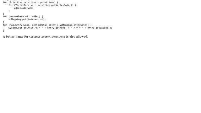 Code Review: Java 8 stream collector for numbering vertices смотреть онлайн