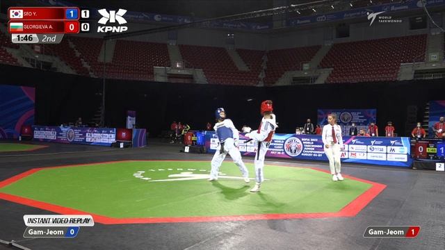 226 Quarter final Women 52kg KOR SEO Y BUL GEORGIEVA A смотреть онлайн