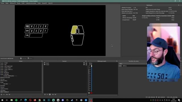 Afficher CLAVIER SOURIS ou MANETTE sur OVERLAY Stream avec OBS Studio смотреть онлайн