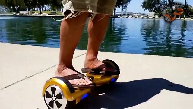 На гироскутере колеса 6,5 дюймов по парку смотреть онлайн