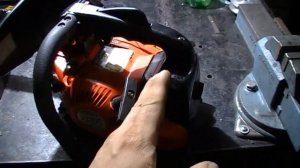 бензопила   -  неправильная регулировка дроссельной заслонки