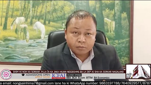 SHIM HI NOH KA SORKAR JYLLA ÏA KA JAKA HAJAN NEIGRIHMS BA LA DEP AI SHA KA SORKAR NAGALAND смотреть онлайн
