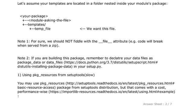 PYTHON : How to read a (static) file from inside a Python package? смотреть онлайн