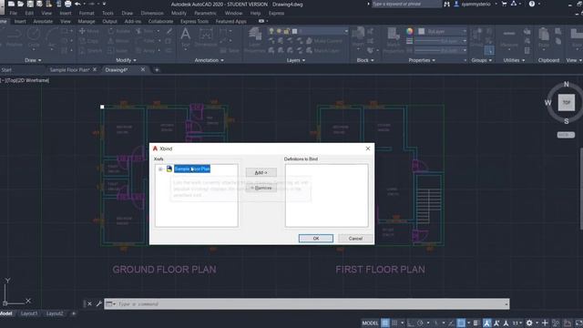 AutoCAD - EXTERNAL REFERENCE - XREF #Traning/30 #ENGLISH #BIMLABS смотреть онлайн