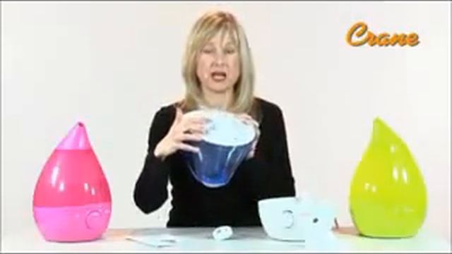Crane drop shape ultrasonic cool mist humidifier cleaning pink/white/green 2.3Gallon EE-5301W-FFP смотреть онлайн