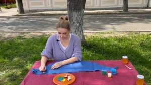 Мастер-класс по набивке на ткани