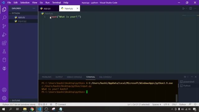 How to take input in python || Input function in python смотреть онлайн