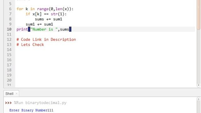 Convert binary to decimal number Python easy + [Code] смотреть онлайн