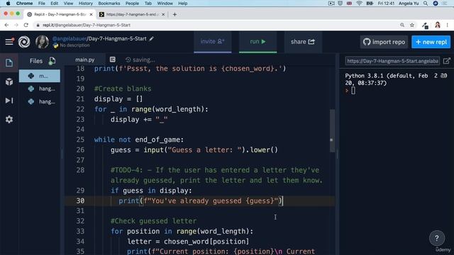 Day 7 - 78-Challenge 5 Solution How to Add ASCII Art and Improve the UI смотреть онлайн