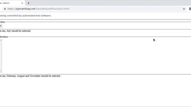 Selenium | Select single and multiple options смотреть онлайн