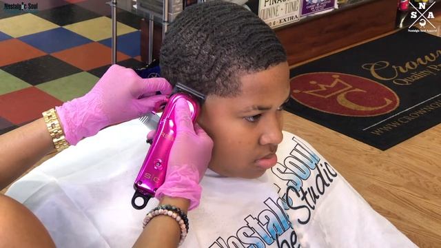 ?360 Waves Taper Haircut Tutorial ? смотреть онлайн