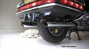 Honda GoldWing GL 1800 exhaust sound video pack