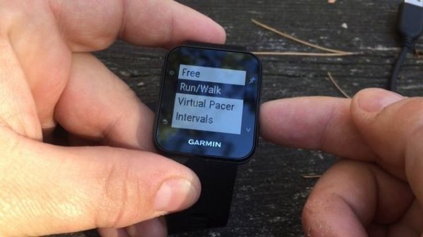 Garmin Forerunner 35 Run Mode