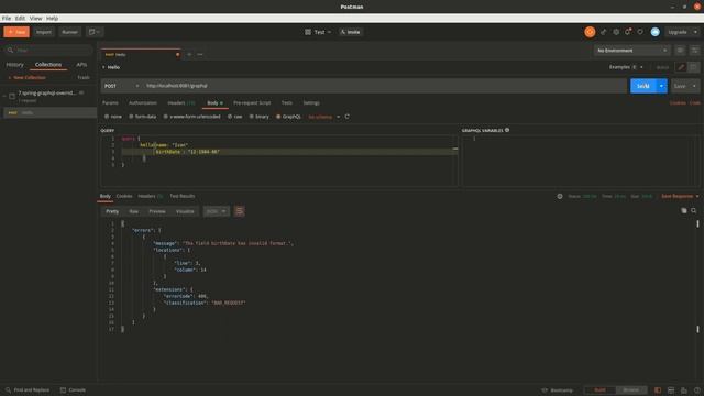 Spring for GraphQL request validation смотреть онлайн
