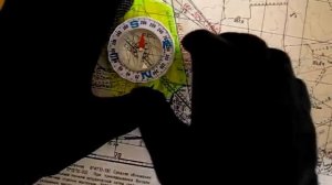 Работа с картой для новичков. Прокладка маршрута. Поправка на магнитное склонение.