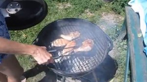 Барбекю. Как разжечь угли для барбекю? Куриная грудка гриль. ukrainian chiken barbecue.