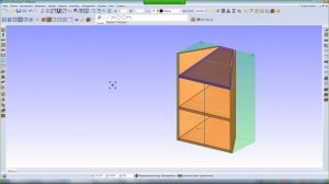 Полки с одинаковыми секциями в БАЗИС-Мебельщике