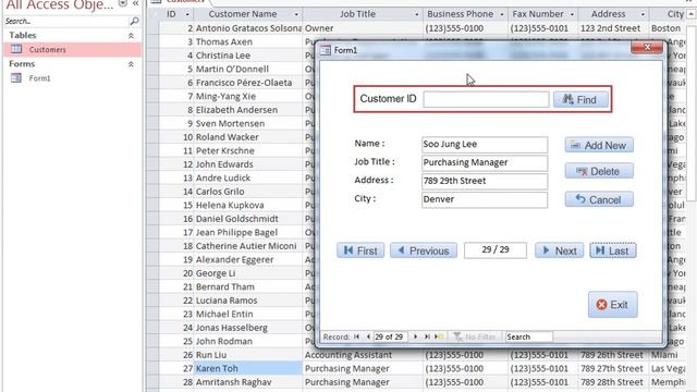 Access VBA Programming - ADO Recordset for Beginners Part 3/4 смотреть онлайн
