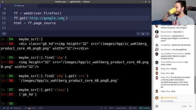 Live de Python #21 selenium + Beautifulsoup / Web scraping #2 смотреть онлайн