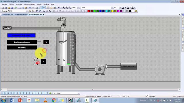 Projet de supervision : Installation (Cuve – Vanne – Pompe – Moteur) – L’installation– Partie 3/8 смотреть онлайн