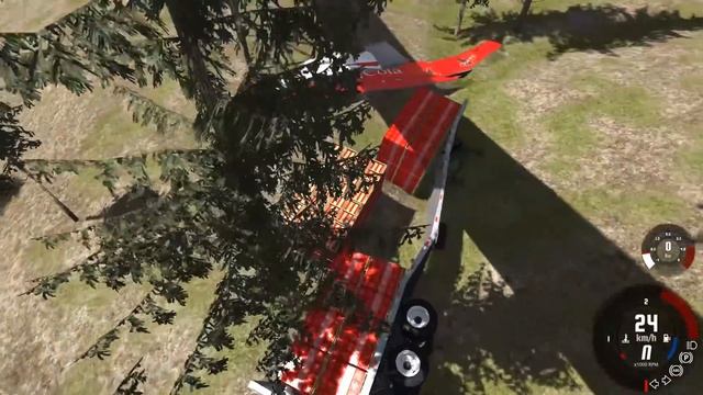 НЕ ЗАМЕТИЛ ПОЕЗД, СОКРАЩАЯ ПУТЬ | BeamNG.drive смотреть онлайн