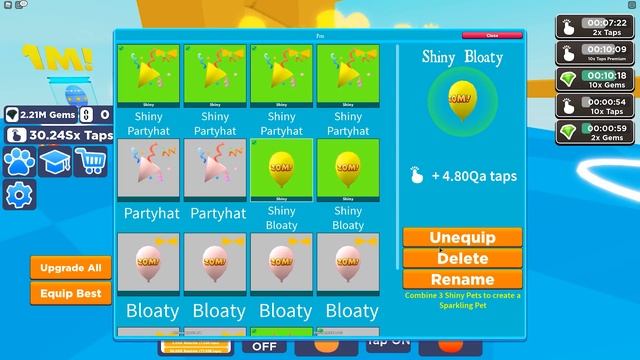 СИМУЛЯТОР КЛИКА! Сделал 999,999,999 Кликов за 5 МИНУТ! ROBLOX смотреть онлайн
