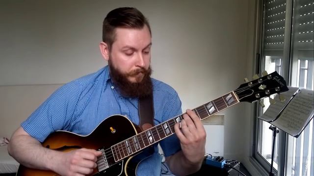 Rose Moon (C. Culpo) - solo jazz guitar смотреть онлайн