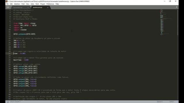 Analisando o Código da Automação da Persiana Com Raspberry pi e Asterisk смотреть онлайн