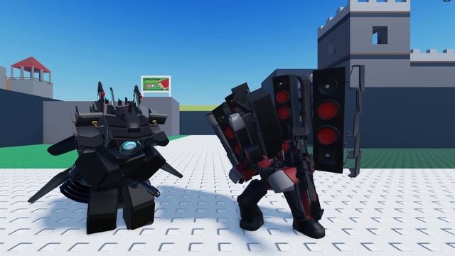 Infected titan speakerman VS upgraded titan cameraman #roblox (FULL-SCREEN) смотреть онлайн