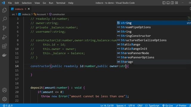 [Arabic] TypeScript : #17 - Parameter Properties смотреть онлайн