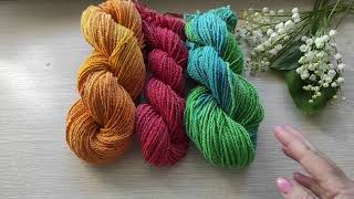 Красим пряжу пищевыми красителями смотреть онлайн