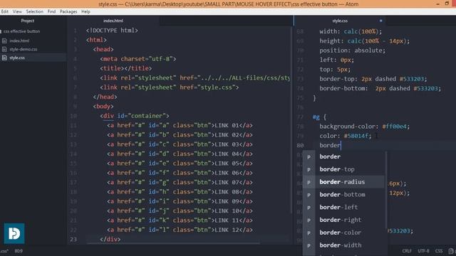 Best HTML and CSS Button or CSS Stylish Link UX/UI design of button or link смотреть онлайн