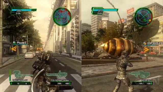 Earth Defense Force 2025 - Ranger And Fencer Gameplay