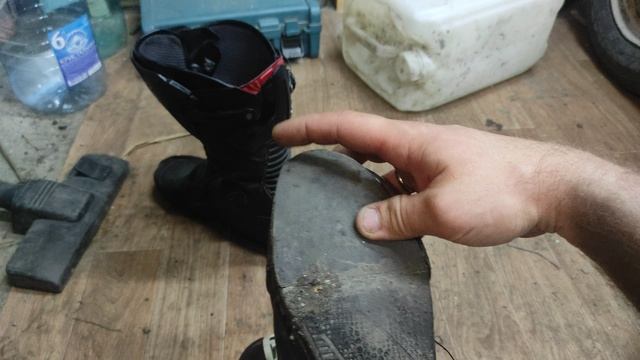 мото боты Sidi как починить подошву.