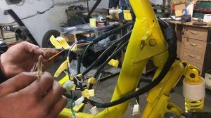 Сборка мотороллера Тулица - электропроводка, двигатель, выхлопная система и ходовая